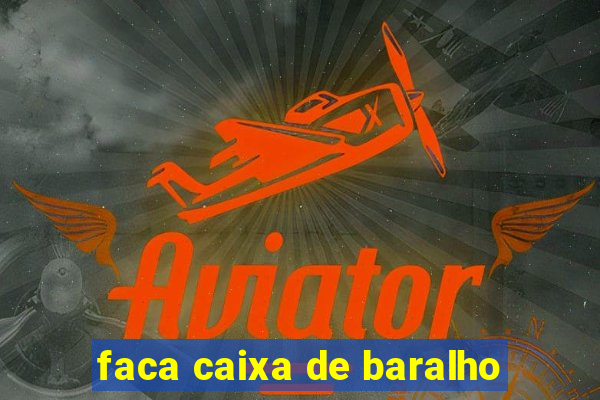 faca caixa de baralho